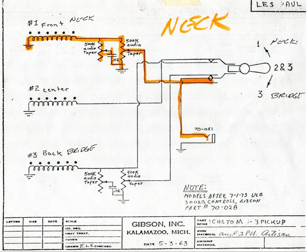 Vintage Wiring - 3 Pickup Custom